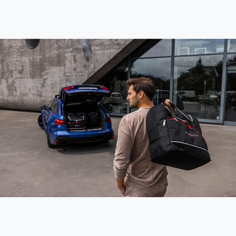 KJUST sada tašek do kufru Audi A1 2010-2018 3 ks černá 18