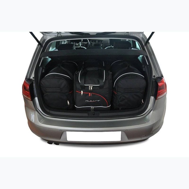Sada tašek do zavazadlového prostoru KJUST Volkswagen Golf Hatchback 2012-2020 4 ks black 11