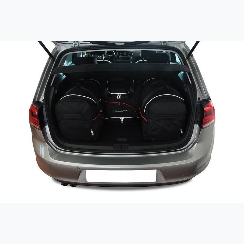 Sada tašek do zavazadlového prostoru KJUST Volkswagen Golf Hatchback 2012-2020 4 ks black 12