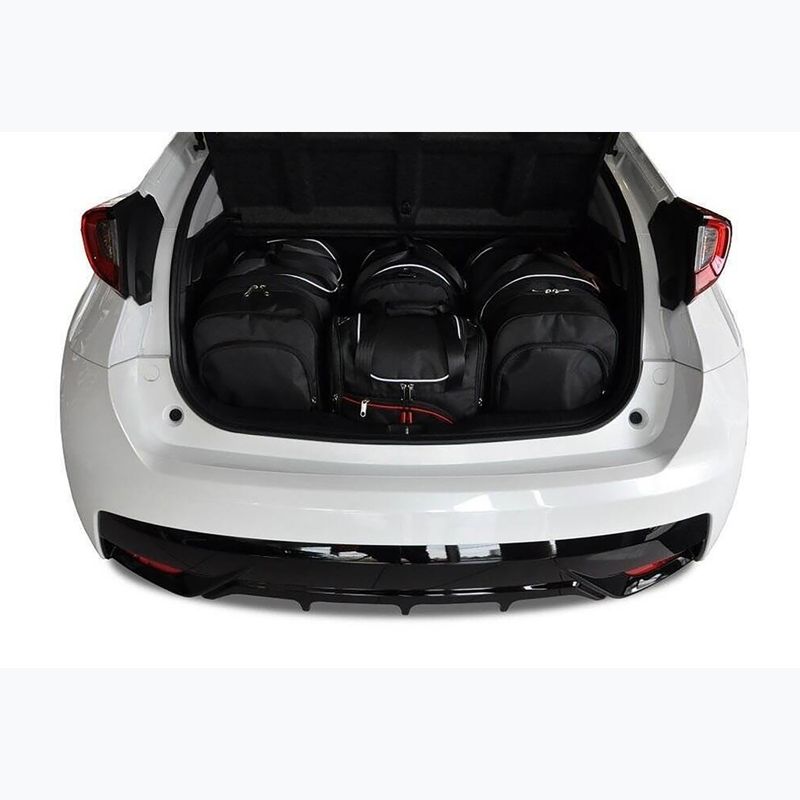 Sada tašek do zavazadlového prostoru KJUST Honda Civic Hatchback 2012-2017 4 ks black 14