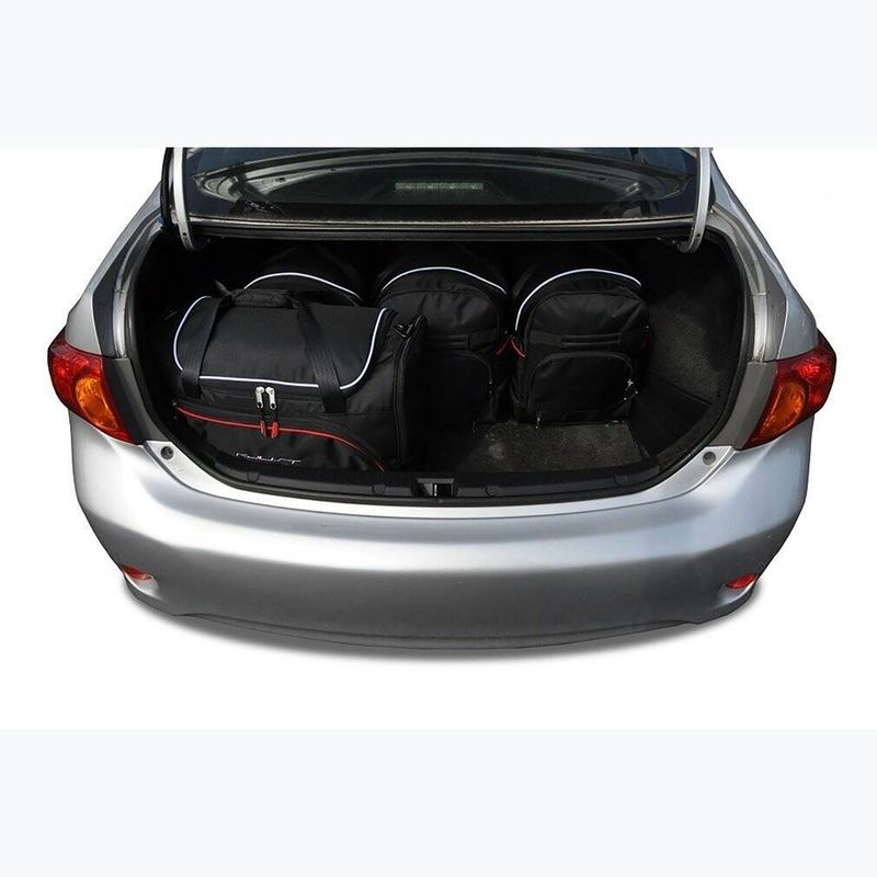 Sada tašek do zavazadlového prostoru  KJUST Toyota Corolla Limousine 2007-2014 5 ks black  17