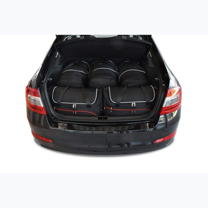 Sada tašek do zavazadlového prostoru  KJUST Skoda Octavia Liftback 2013-2020 5 ks black  12