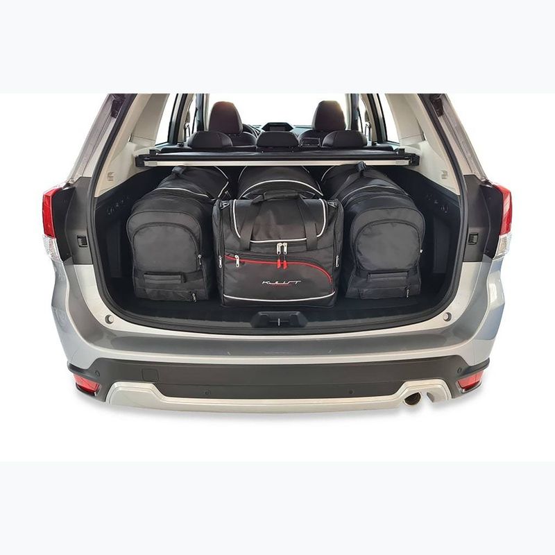 Sada tašek do zavazadlového prostoru  KJUST Subaru Forester 2018+ 4 ks black  13