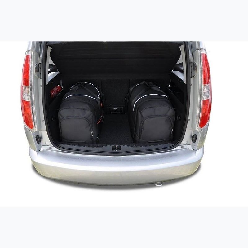 Sada tašek do zavazadlového prostoru  KJUST Skoda Roomster 2006-2015 4 ks black  14