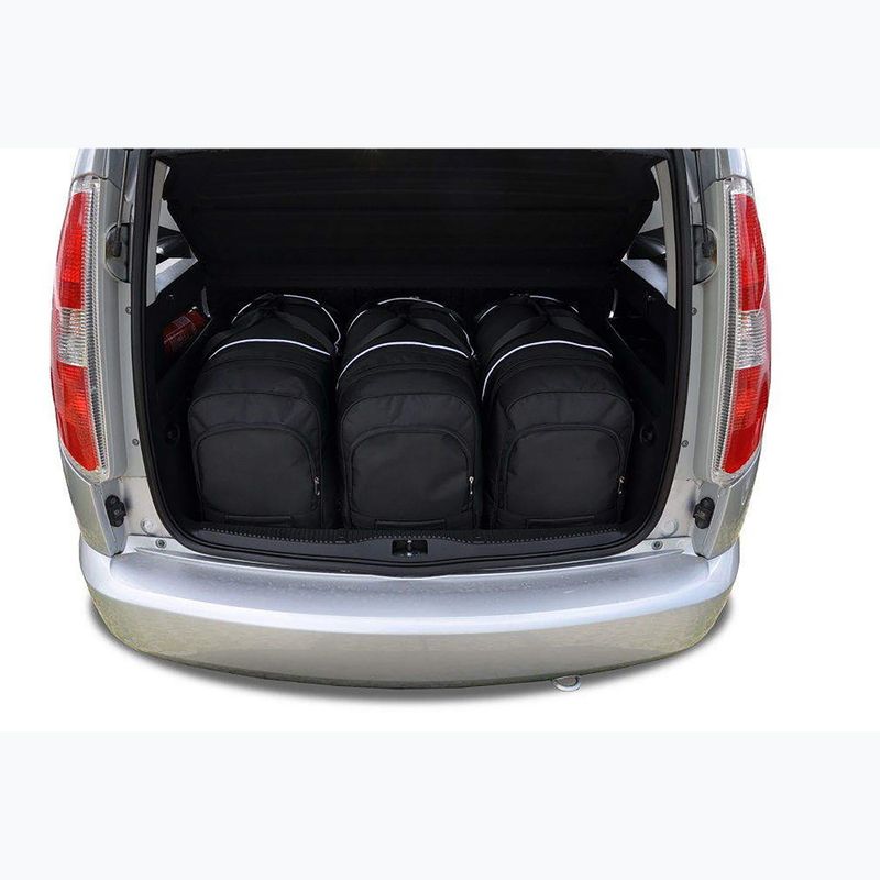 Sada tašek do zavazadlového prostoru  KJUST Skoda Roomster 2006-2015 3 ks black  10