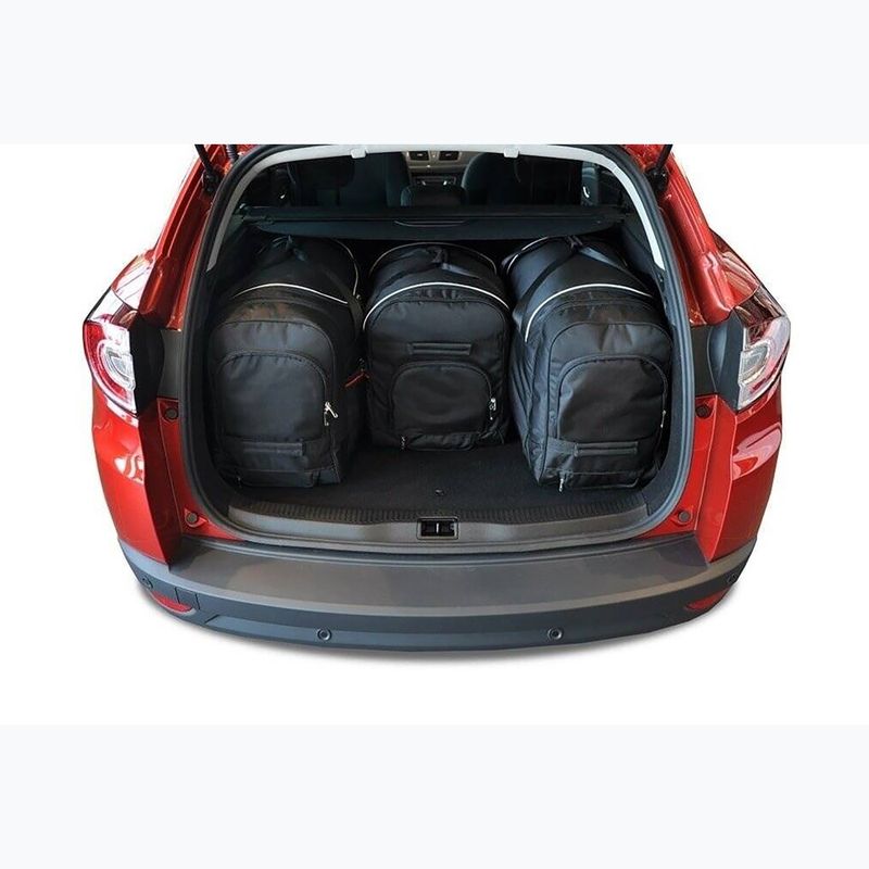 Sada tašek do zavazadlového prostoru  KJUST Renault Megane Grandtour 2009-2016 4 ks black  13