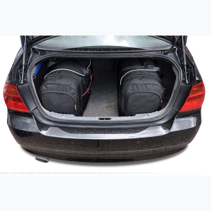 KJUST BMW 3 Limousine 2004-2013 sada tašek do zavazadlového prostoru 4 ks černá 17