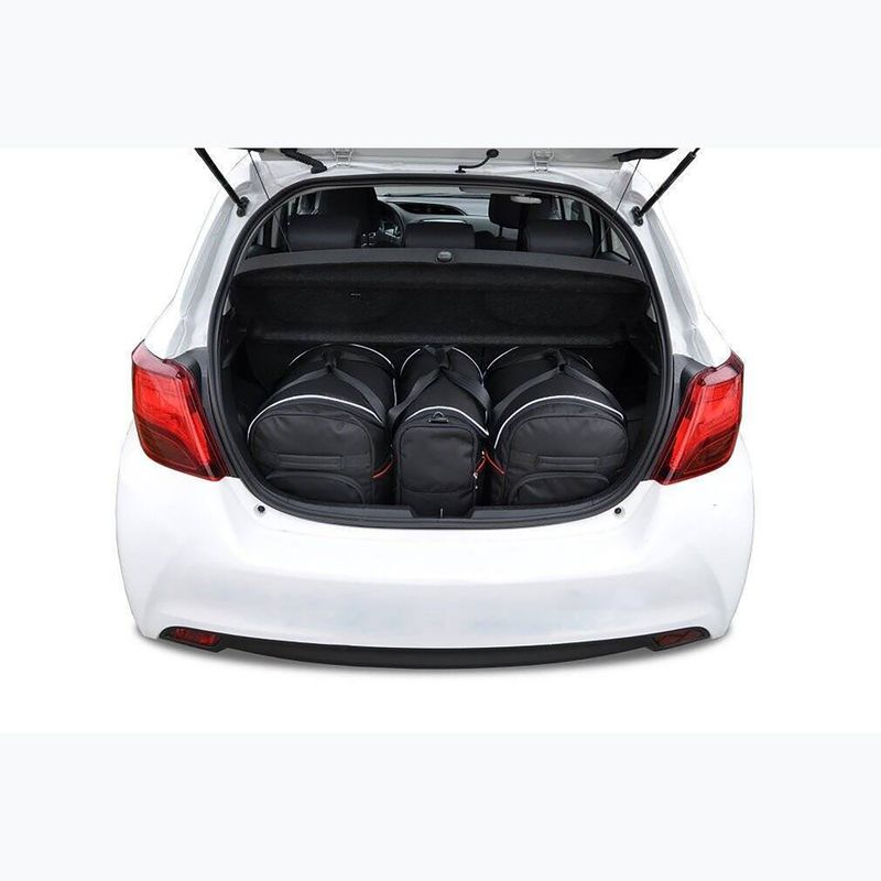 Sada tašek do zavazadlového prostoru KJUST Toyota Yaris 2011-2020 3 ks black 14