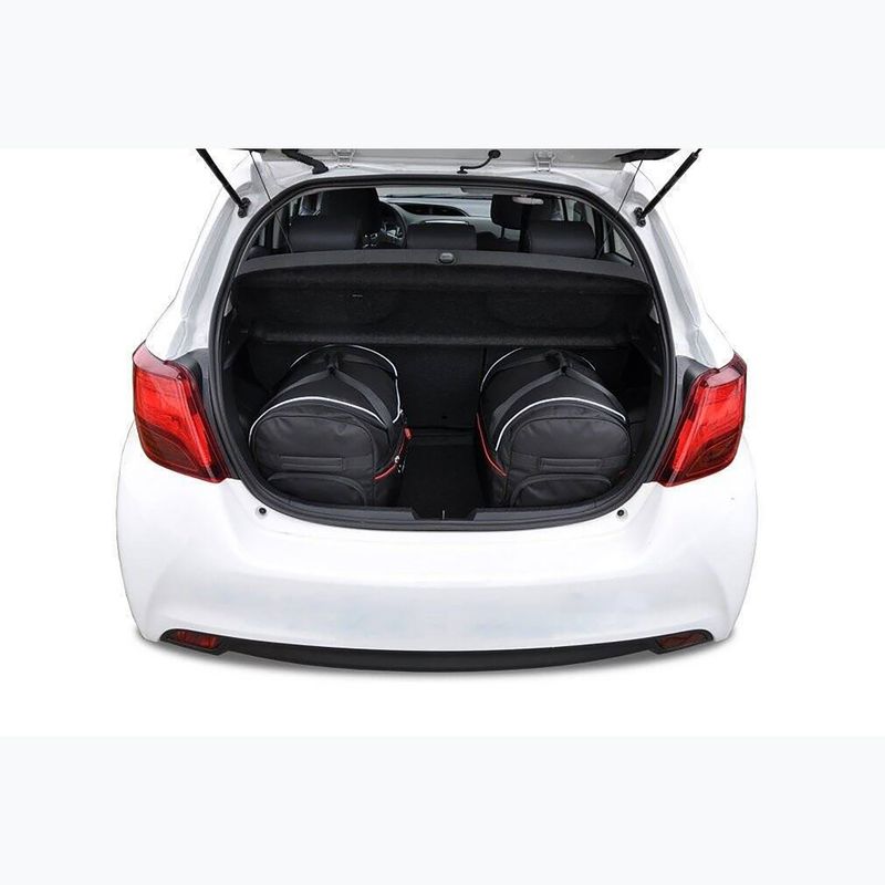 Sada tašek do zavazadlového prostoru KJUST Toyota Yaris 2011-2020 3 ks black 15