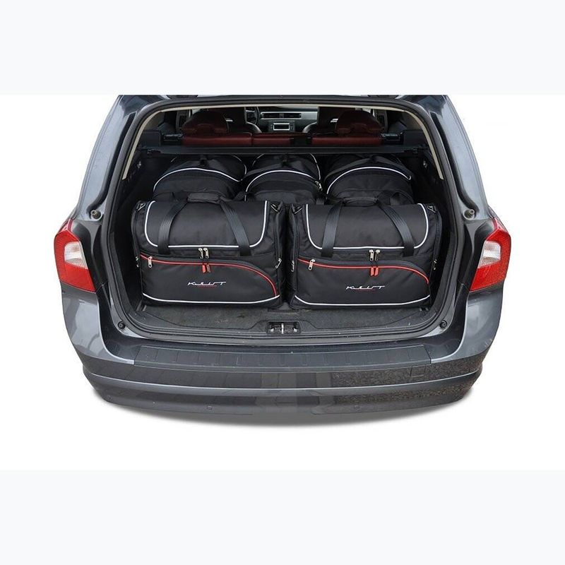 Sada tašek do zavazadlového prostoru KJUST Volvo V70 2007-2016 5 ks black 17