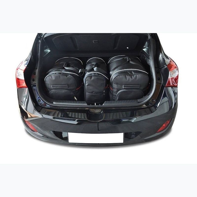 Sada tašek do zavazadlového prostoru KJUST Hyundai I30 Hatchback 2012-2016 3 ks black 14
