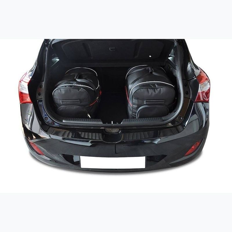 Sada tašek do zavazadlového prostoru KJUST Hyundai I30 Hatchback 2012-2016 3 ks black 15