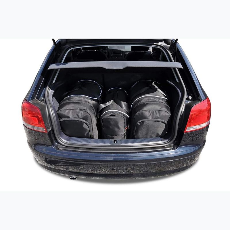 KJUST sada tašek do kufru Audi A3 2003-2013 3 ks černá 14