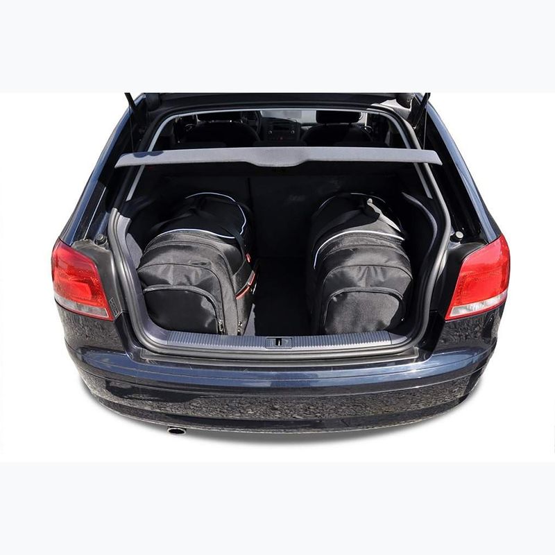 KJUST sada tašek do kufru Audi A3 2003-2013 3 ks černá 17