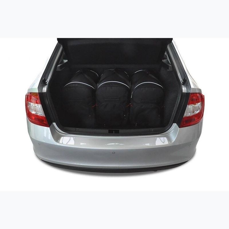 Sada tašek do zavazadlového prostoru  KJUST Skoda Rapid Liftback 2012-2019 5 ks black  14