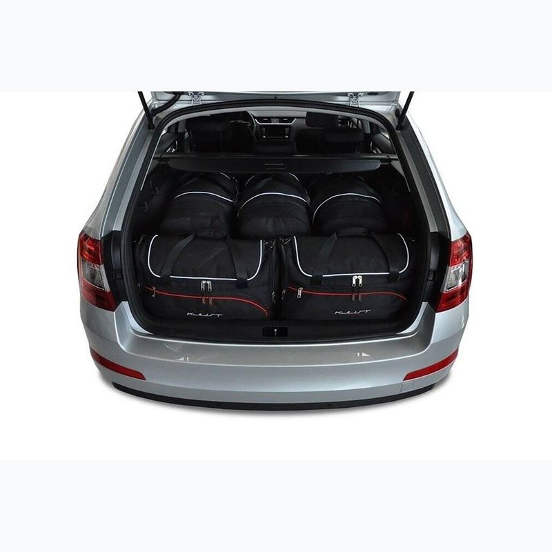 Sada tašek do zavazadlového prostoru  KJUST Skoda Octavia Combi 2013-2020 5 ks black  11