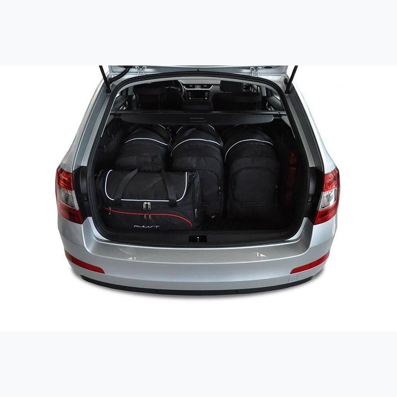 Sada tašek do zavazadlového prostoru  KJUST Skoda Octavia Combi 2013-2020 5 ks black  12