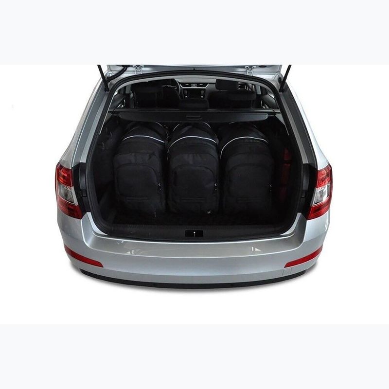 Sada tašek do zavazadlového prostoru  KJUST Skoda Octavia Combi 2013-2020 5 ks black  13