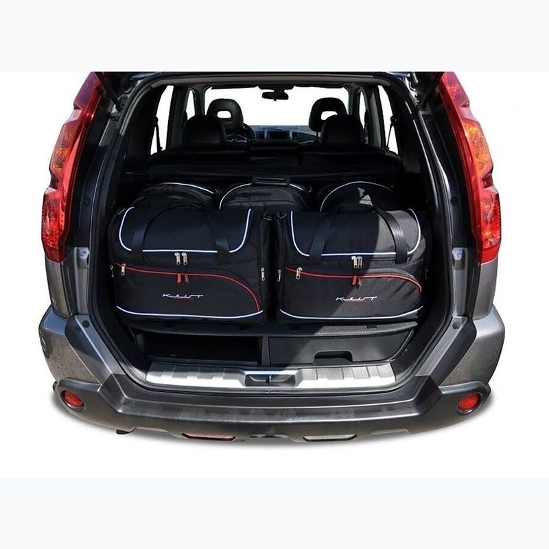 Sada tašek do zavazadlového prostoru  KJUST Nissan X-Trail 2007-2014 5 ks black  13