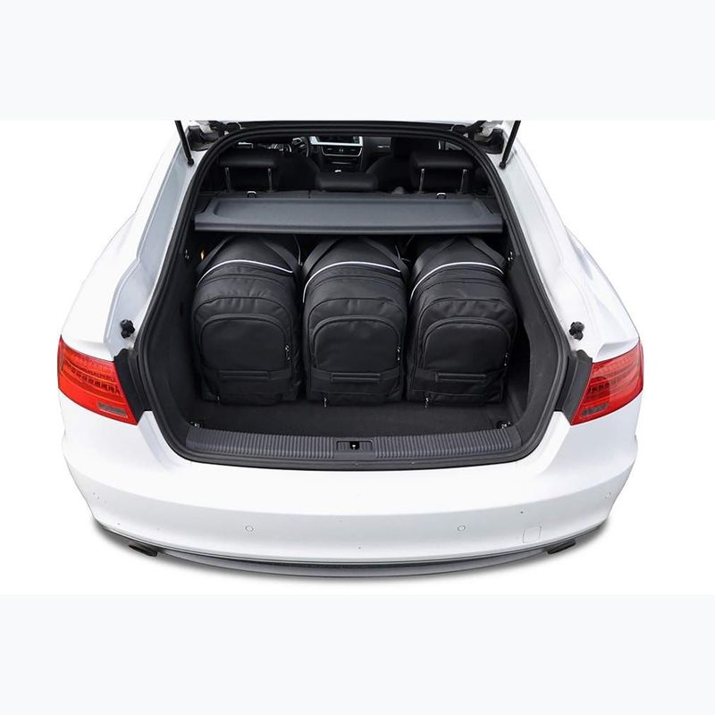 KJUST sada tašek do kufru Audi A5 Sportback 2009-2016 5 ks černá 19