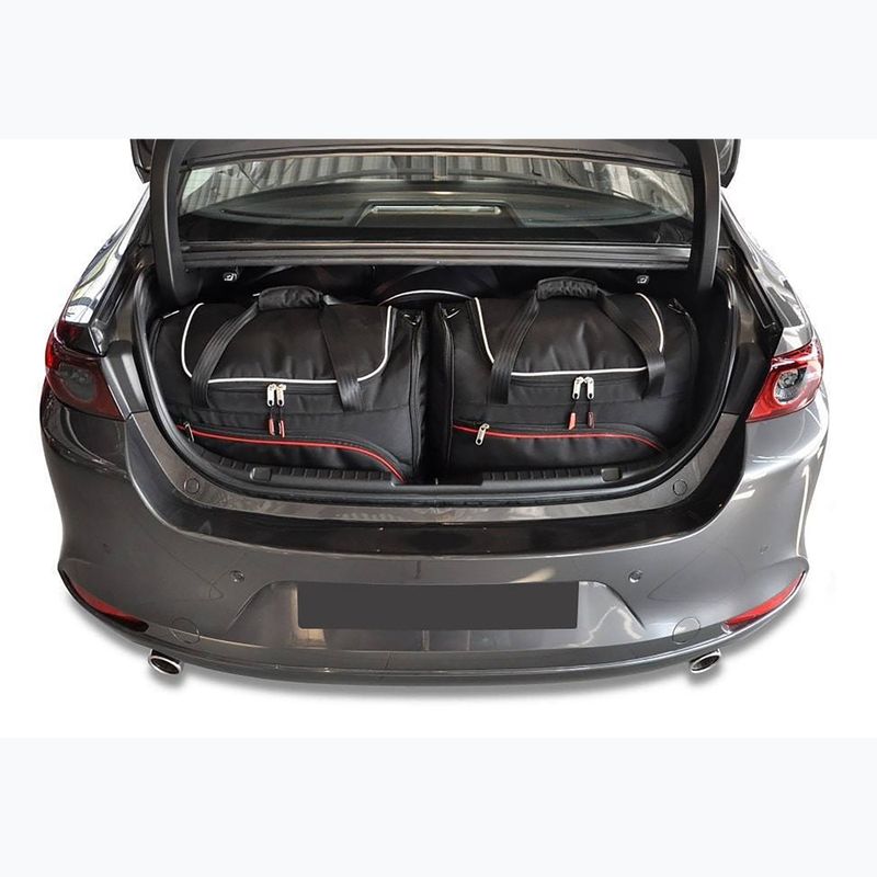 Sada tašek do zavazadlového prostoru KJUST Mazda 3 Limousine 2018+  5 ks black 11