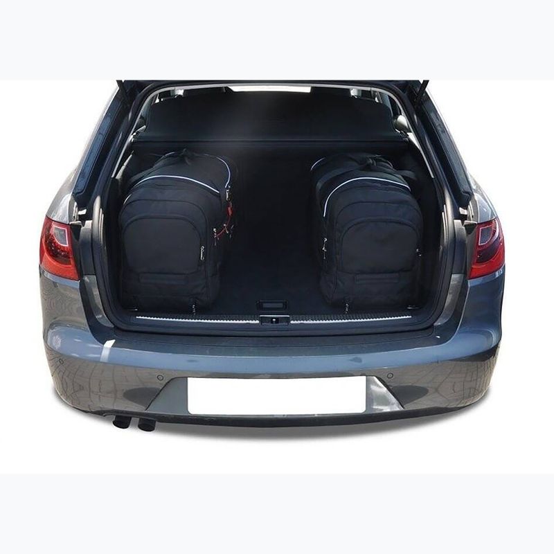 Sada tašek do zavazadlového prostoru KJUST Seat Exeo ST 2009-2013 4 ks black 14