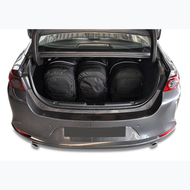 Sada tašek do zavazadlového prostoru KJUST Mazda 3 Limousine 2018+ 5 ks black 14