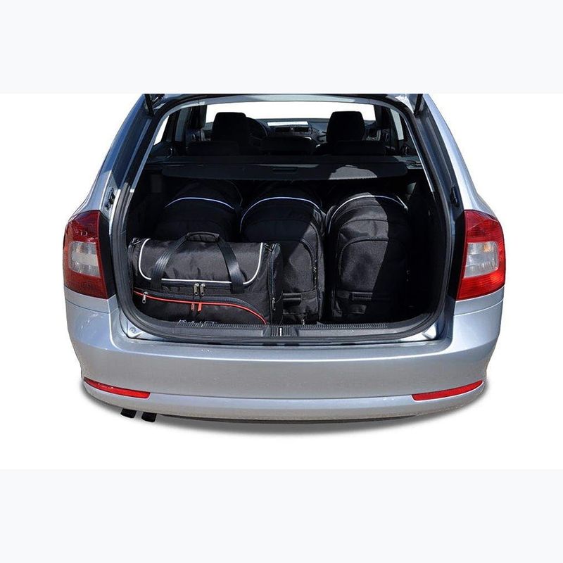 Sada tašek do zavazadlového prostoru  KJUST Skoda Octavia Combi 2004-2013 5 ks black  12