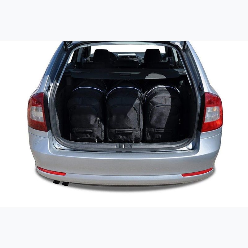 Sada tašek do zavazadlového prostoru  KJUST Skoda Octavia Combi 2004-2013 5 ks black  13