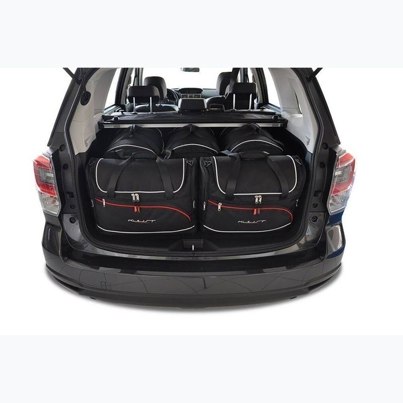 Sada tašek do zavazadlového prostoru  KJUST Subaru Forester 2012-2018 5 ks black  11