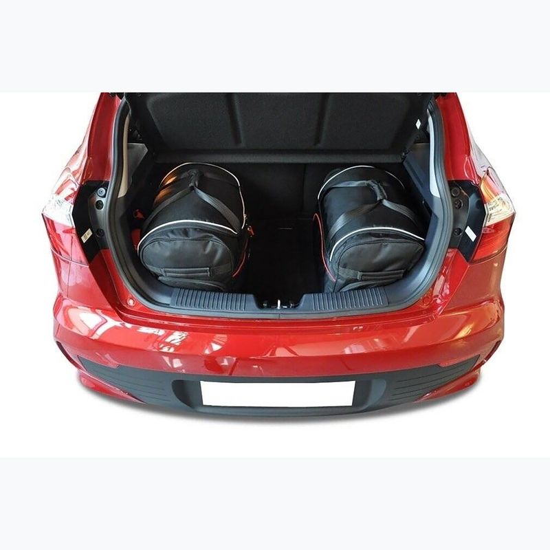 Sada tašek do zavazadlového prostoru KJUST Kia Rio Hatchback 2011-2016 3 ks black 11