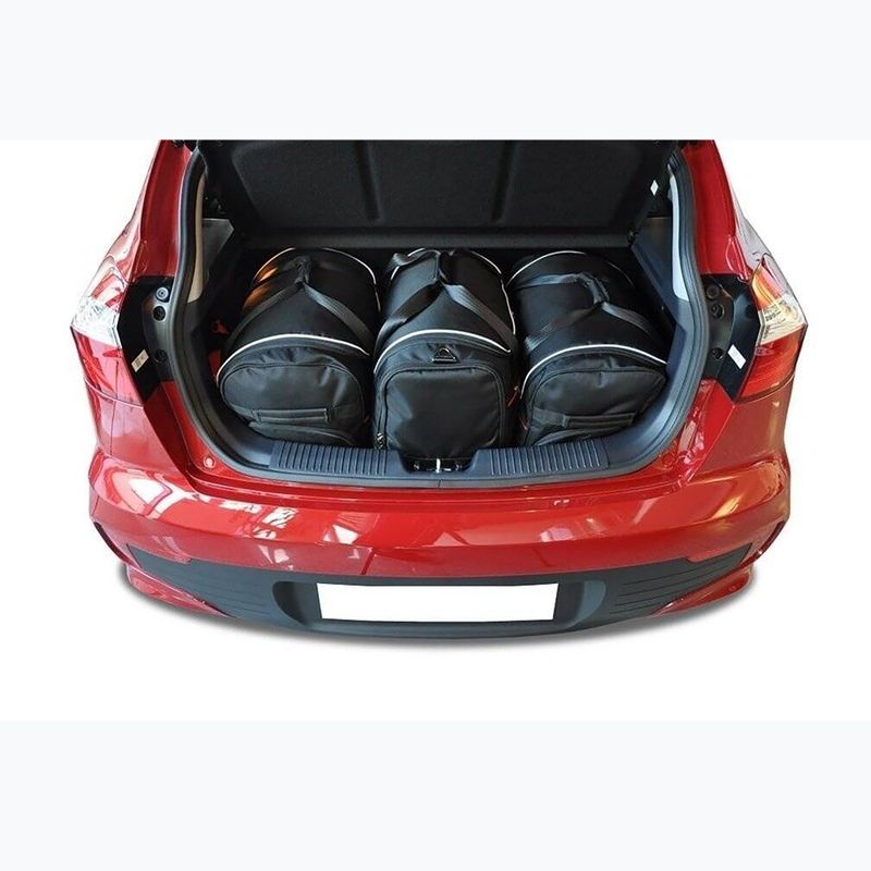 Sada tašek do zavazadlového prostoru KJUST Kia Rio Hatchback 2011-2016 3 ks black 14