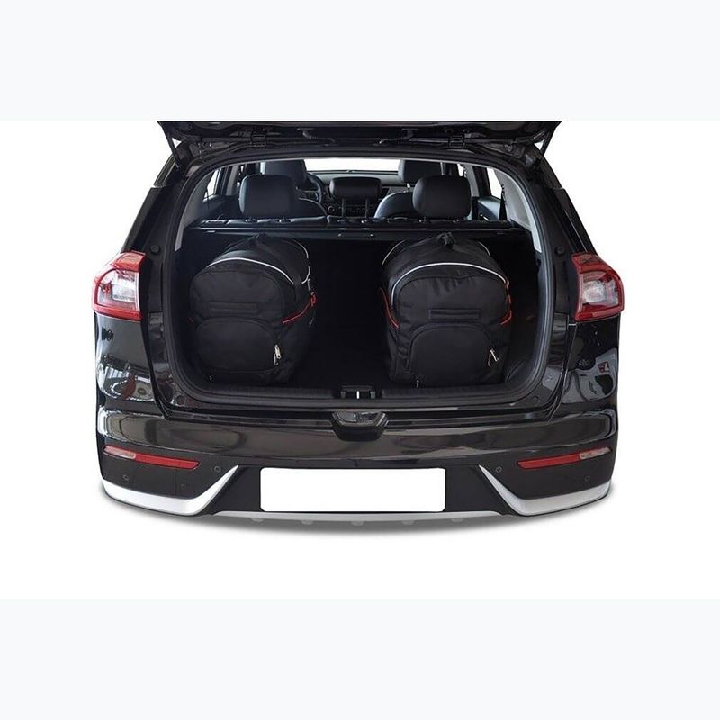Sada tašek do zavazadlového prostoru KJUST Kia Niro  2016-2022 3 ks black 11