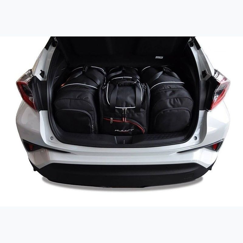 Sada tašek do zavazadlového prostoru  KJUST Toyota C-Hr 2016-2023 4 ks black  12