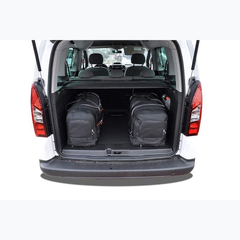 Sada tašek do zavazadlového prostoru  KJUST Peugeot Partner 2008-2019 4 ks black  15