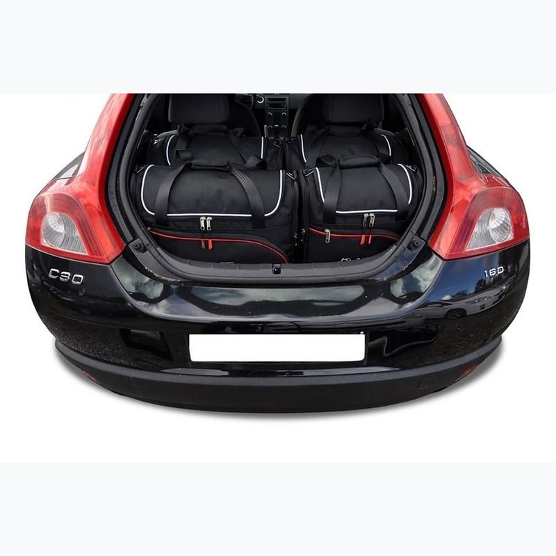 Sada tašek do zavazadlového prostoru KJUST Volvo C30 2006-2012 4 ks black 10