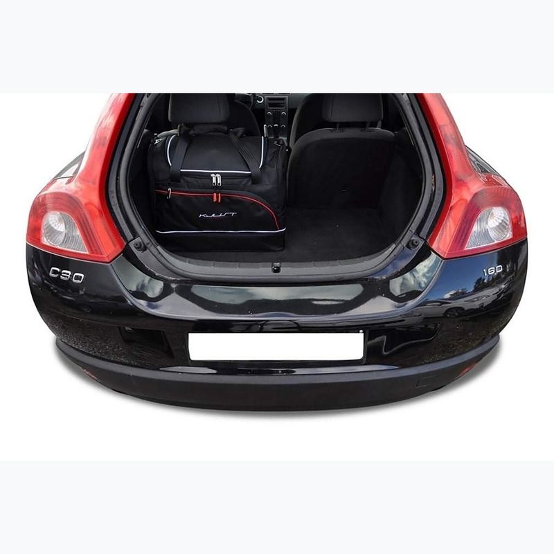 Sada tašek do zavazadlového prostoru KJUST Volvo C30 2006-2012 4 ks black 13