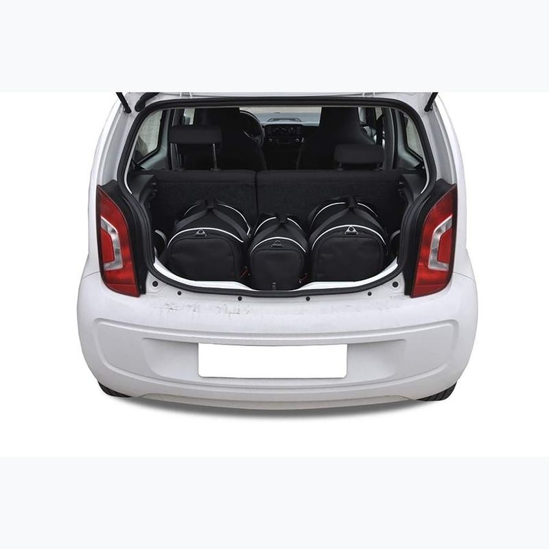 Sada tašek do zavazadlového prostoru KJUST Volkswagen Up! 2011-2023 3 ks black 10