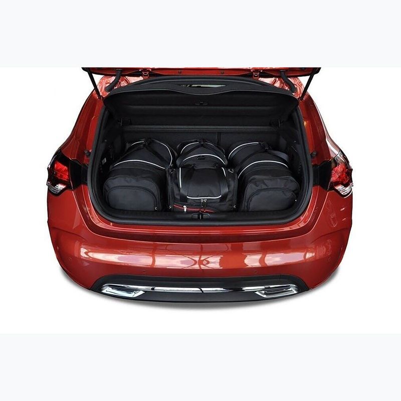 Sada tašek do zavazadlového prostoru KJUST Citroen Ds4 Hatchback 2011-2015 4 ks black 15