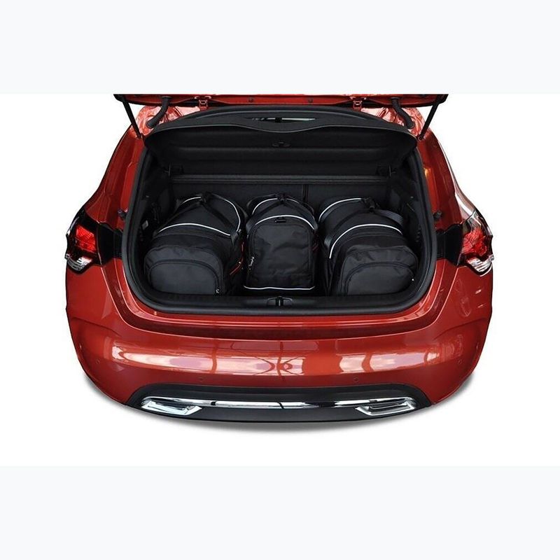 Sada tašek do zavazadlového prostoru KJUST Citroen Ds4 Hatchback 2011-2015 4 ks black 16