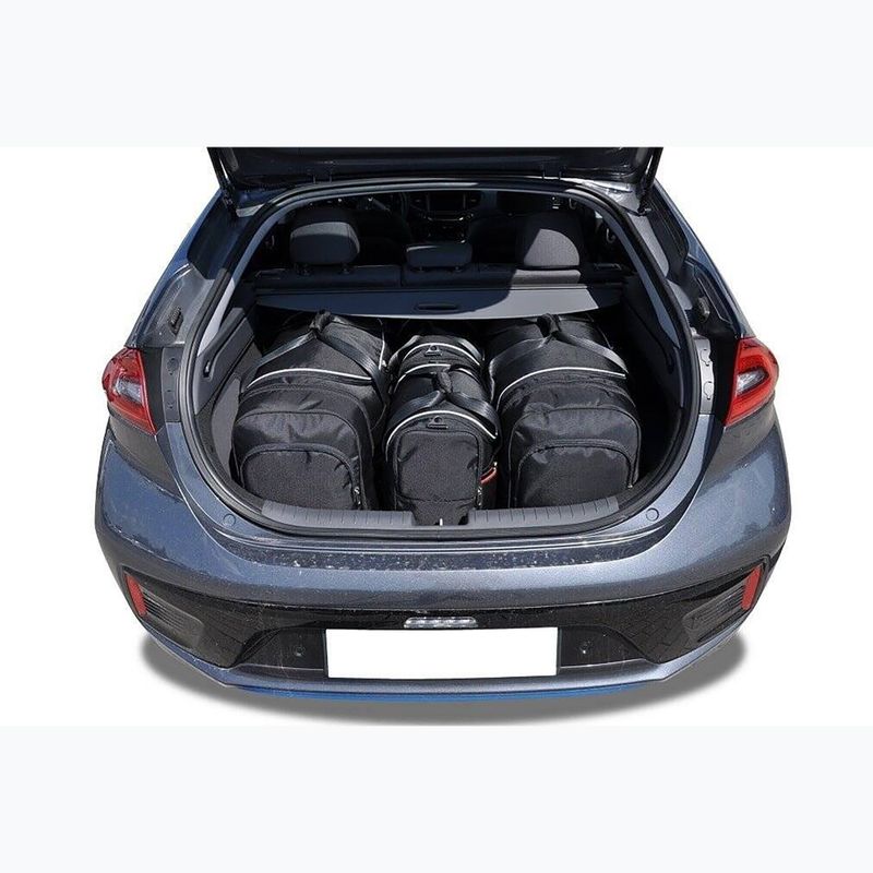 Sada tašek do zavazadlového prostoru KJUST Hyundai Ioniq Electric 2016-2019 4 ks black 15