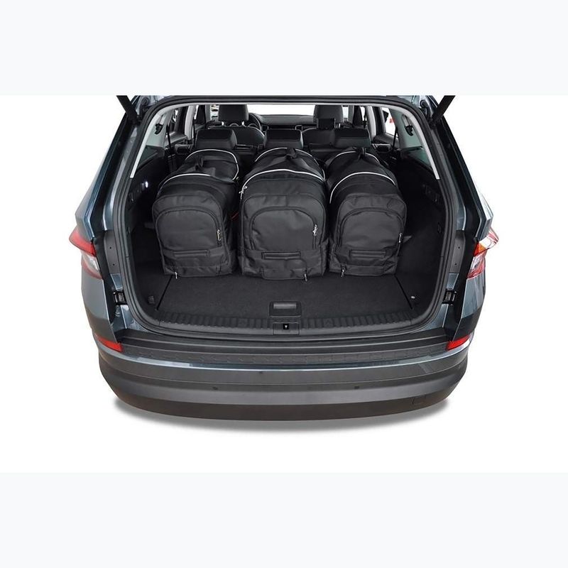 Sada tašek do zavazadlového prostoru  KJUST Skoda Kodiaq 2016-2023 5 ks black  13