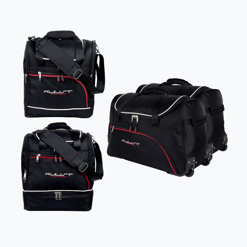 KJUST Audi Q2 sada tašek do kufru 2016+ 4 ks černá