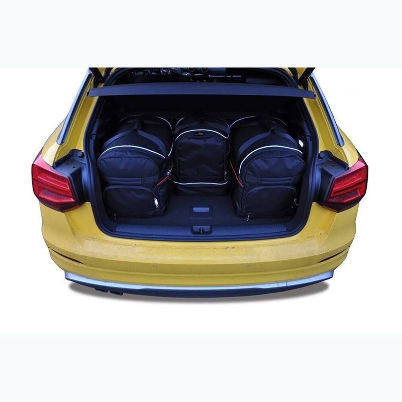 KJUST Audi Q2 sada tašek do kufru 2016+ 4 ks černá 17