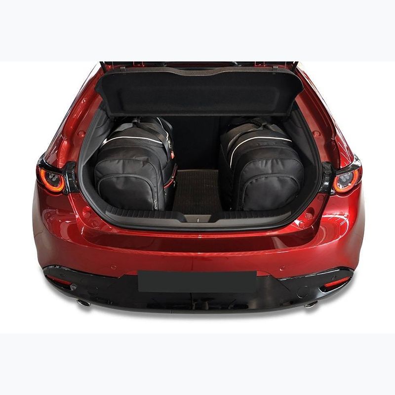 Sada tašek do zavazadlového prostoru KJUST Mazda 3 Hatchback 2018+ sada 4 ks black 15