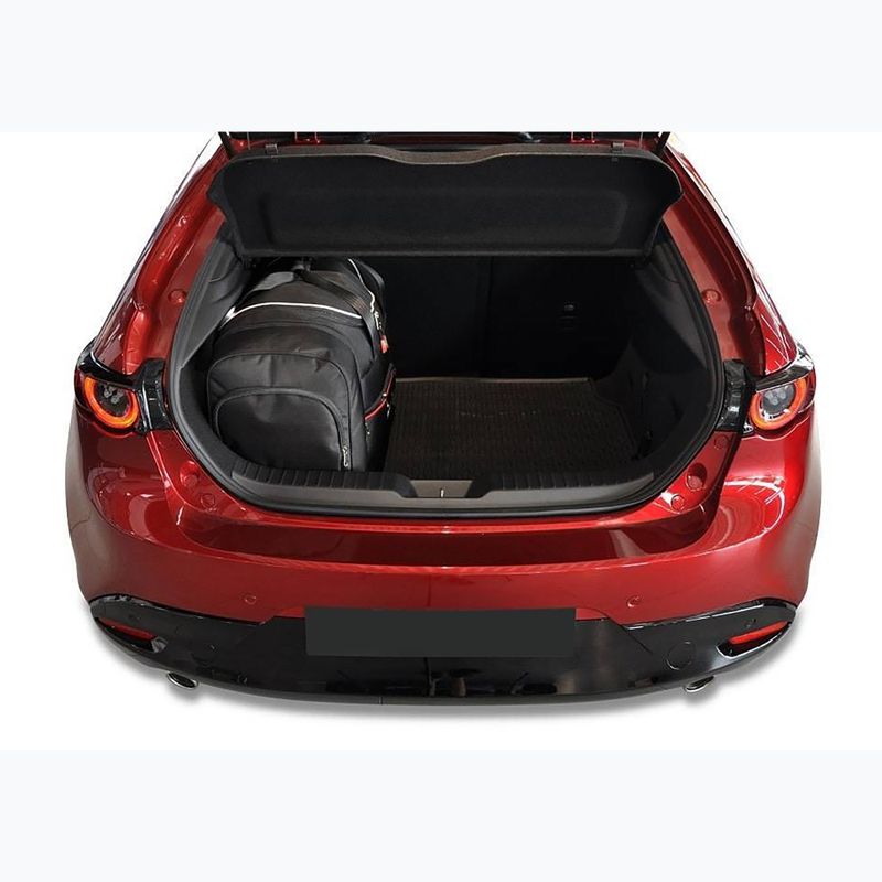 Sada tašek do zavazadlového prostoru KJUST Mazda 3 Hatchback 2018+ sada 4 ks black 16