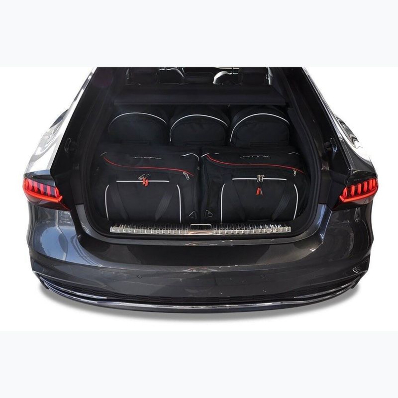 Sada tašek do zavazadlového prostoru auta  KJUST Audi A7 2017+ 5 ks black 16