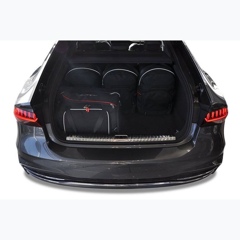Sada tašek do zavazadlového prostoru auta  KJUST Audi A7 2017+ 5 ks black 17