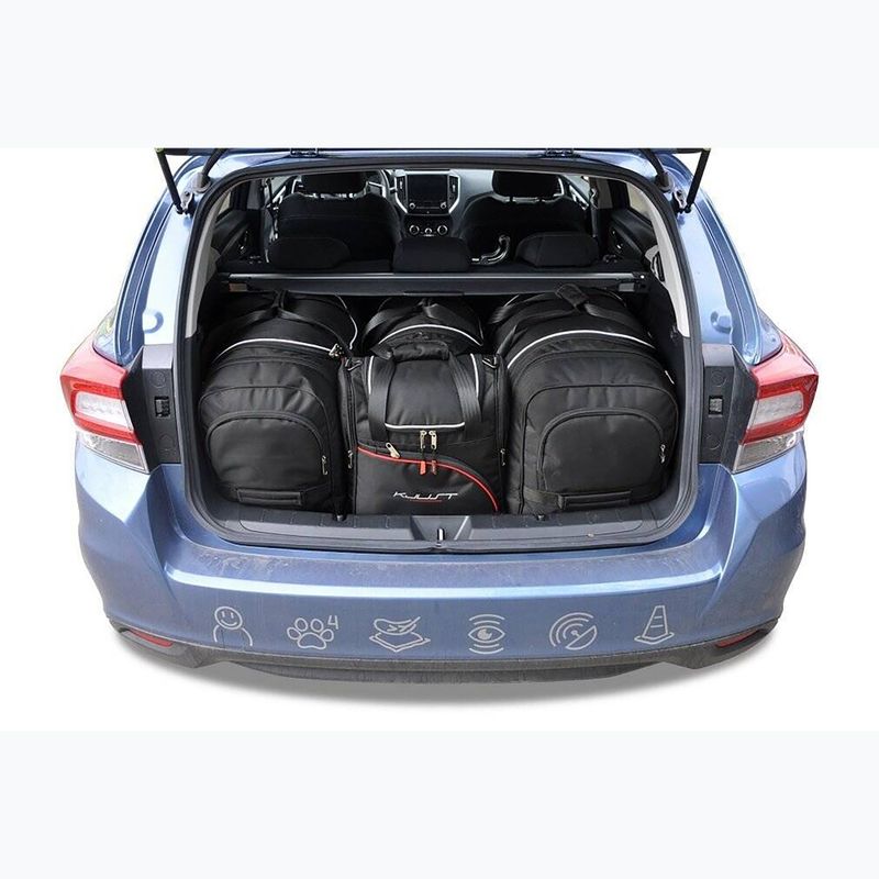 Sada tašek do zavazadlového prostoru  KJUST Subaru Impreza 2017+ 4 ks black  13