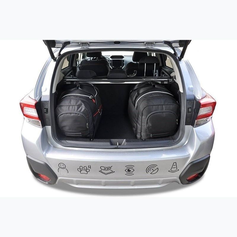 Sada tašek do zavazadlového prostoru  KJUST Subaru Xv 2017+ 4 ks black  16